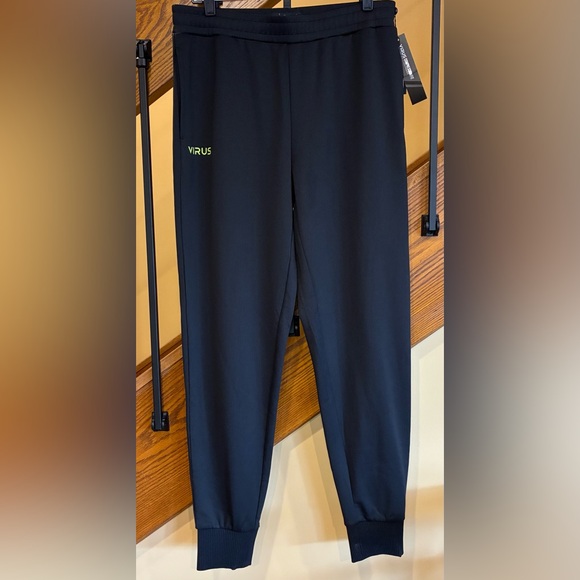 Virus Pants - Virus Serenity Jogger Compression Fit Pockets Black SZ. LG Women’s  NWT